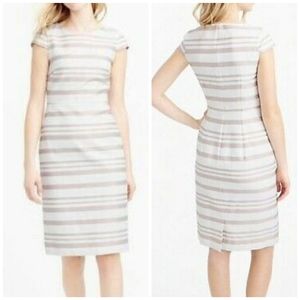 J. Crew Striped Suit Dress